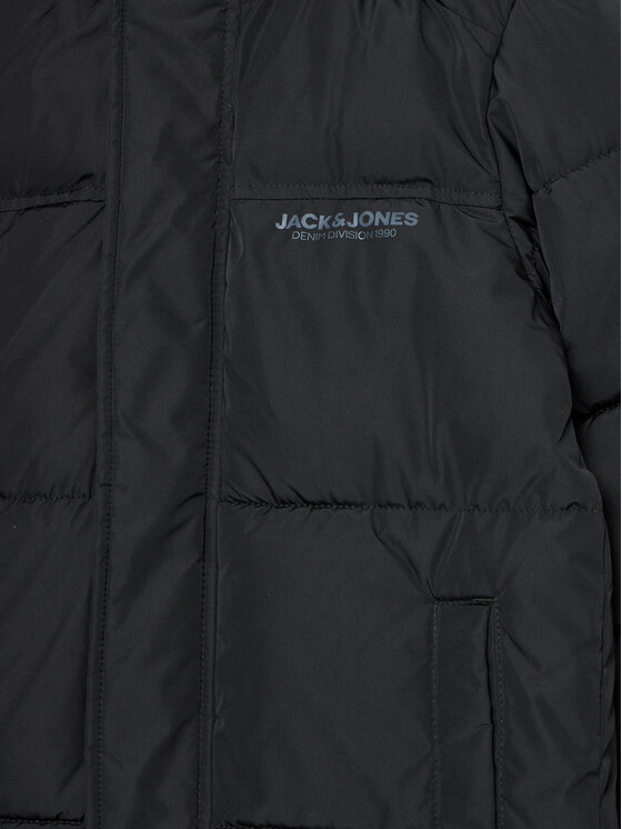 Jack & Jones Junior Jack & Jones Junior Kurtka zimowa Bradley 12258534 Czarny Regular Fit