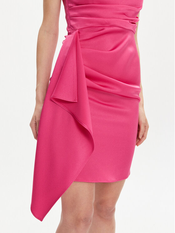 Marella Marella Sukienka koktajlowa Tunisi 2413221262 Różowy Slim Fit