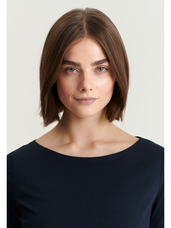 TATUUM TATUUM Bluzka MIKAJA Granatowy Classic Fit