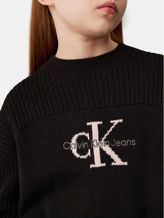 Calvin Klein Jeans Calvin Klein Jeans Kampsun Monologo IG0IG02654 Must Relaxed Fit