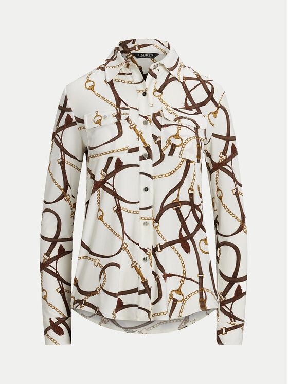 LAUREN RALPH LAUREN LAUREN RALPH LAUREN Сорочка 200963878001 Білий Slim Fit