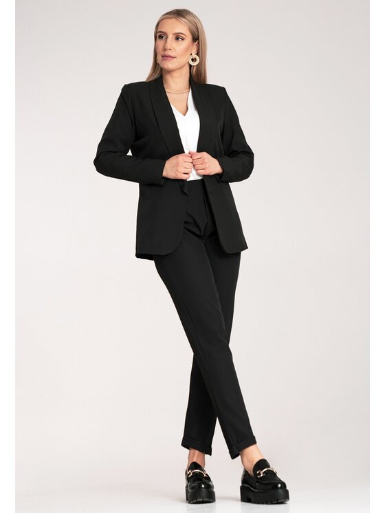 FIGL FIGL Marynarka M1175 Czarny Regular Fit