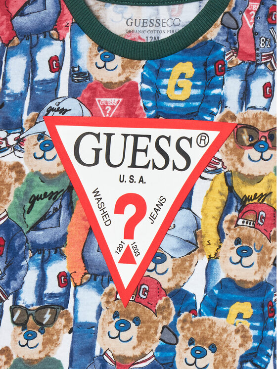 Guess Guess Dres I5RG02 K8HM4 Kolorowy Regular Fit
