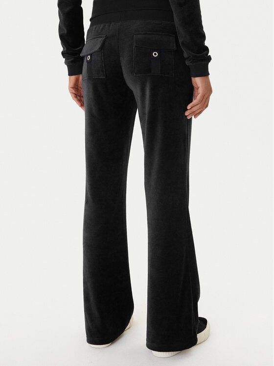 Juicy Couture Juicy Couture Spodnie dresowe Caisa JCSEBJ008G Czarny Slim Fit