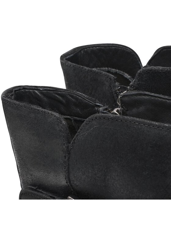 Geox Geox Botine D Catria F D26LQF 07743 C9999 Negru