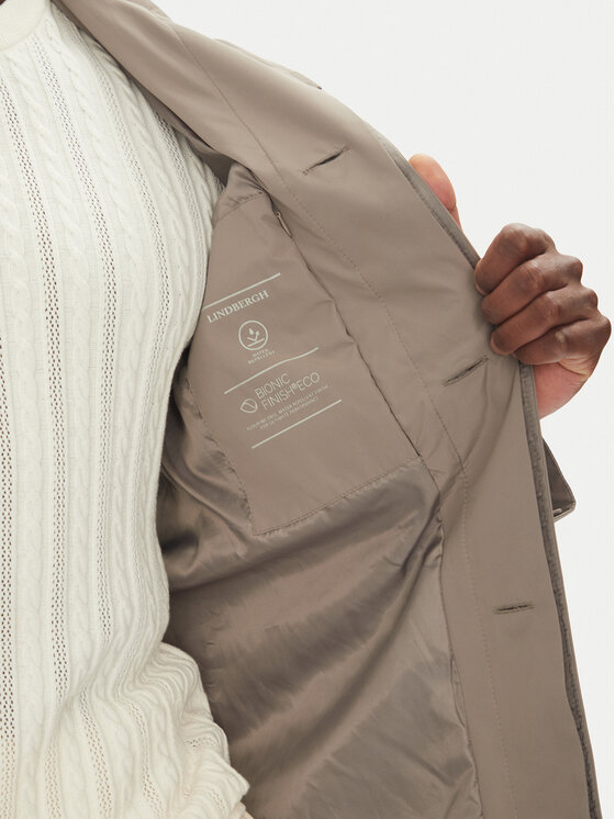 Lindbergh Lindbergh Kevad-sügis mantel 30-301137 Beež Relaxed Fit