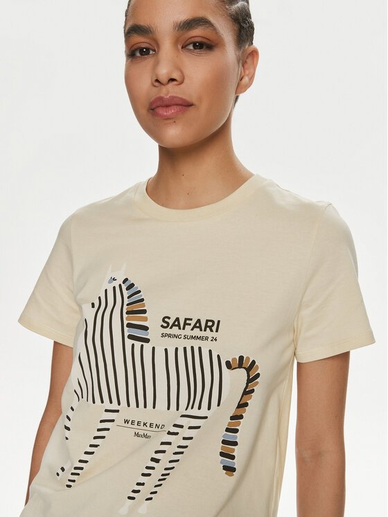 Weekend Max Mara Weekend Max Mara T-särk Yen 2415971052 Beež Regular Fit