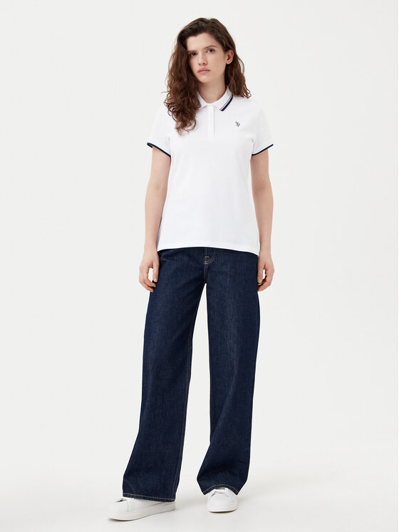 U.S. Polo Assn. U.S. Polo Assn. Poloshirt WUP0812 Weiß Regular Fit