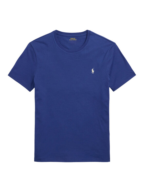 Polo Ralph Lauren Polo Ralph Lauren Majica 710671438427 Modra Custom Slim Fit