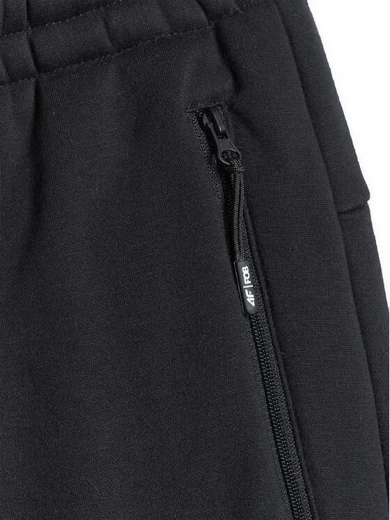 4F 4F Spodnie dresowe FOB Czarny Regular Fit