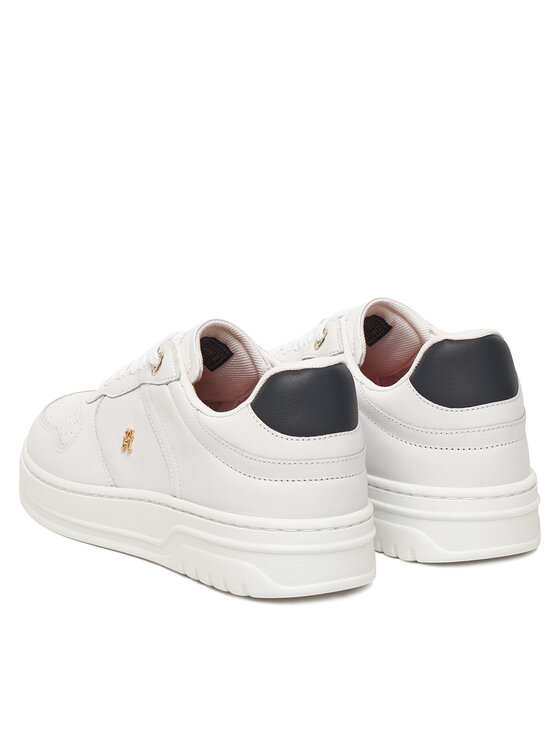 Tommy Hilfiger Tommy Hilfiger Laisvalaikio batai Th Sporty Cupsole Corp FW0FW09025 Balta