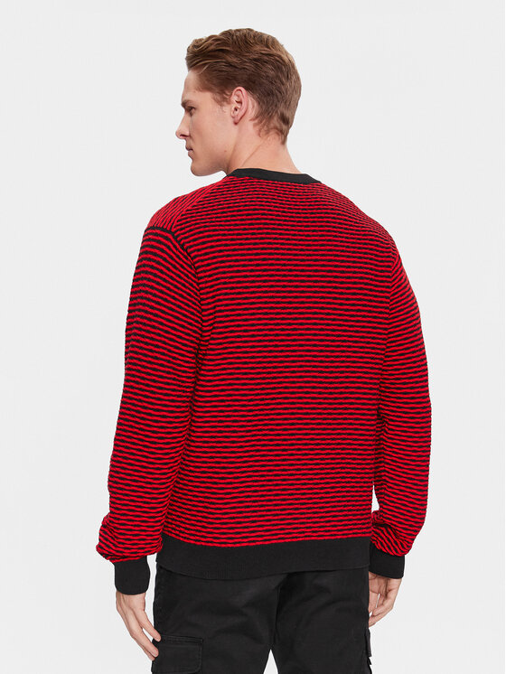 HUGO Hugo Sweater Sonderson 50500007 Piros Regular Fit
