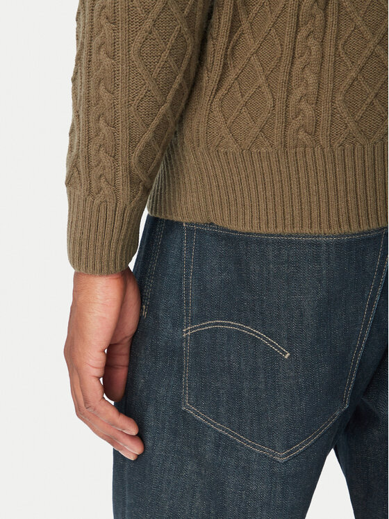 Guess Jeans Guess Jeans Пуловер M6BR01 Z1224 Зелен Regular Fit