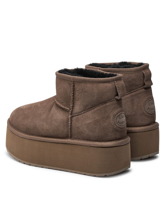 EMU Australia EMU Australia Śniegowce Stinger Micro Flatform W13082 Brązowy