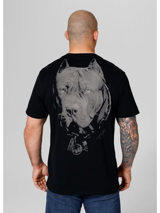 PITBULL PITBULL T-Shirt Koszulka Czarny Regular Fit