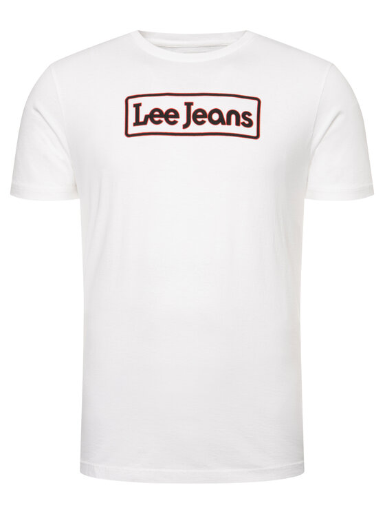 Lee Lee T-shirt Jeans L65LFELJ 112116078 Bianco Regular Fit