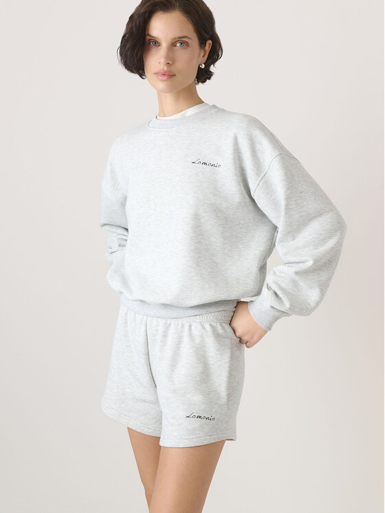 La Mania La Mania Športové kraťasy ROBYN Sivá Classic Fit