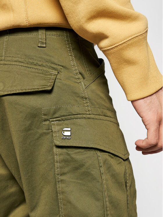 G-Star Raw G-Star Raw Kratke hlače Rovic D08566-5126-724 Zelena Relaxed Fit