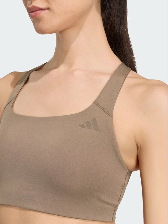 adidas adidas Biustonosz sportowy 159168 Beżowy