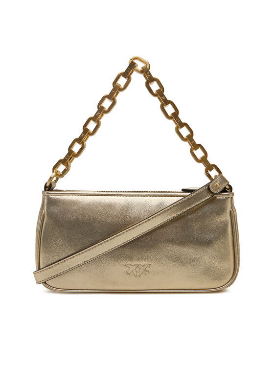 PINKO PINKO Käekott Half Moon Baguette Mini AI 25-26 PLTT 105069 A2O9 Kuldne