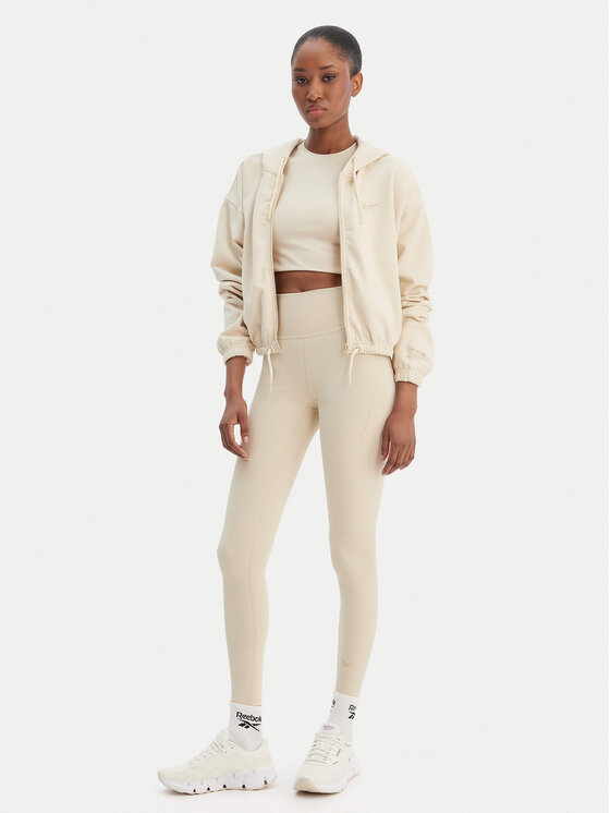 Reebok Reebok Legginsy Reebok x Ewa Chodakowska RK25619CCW Beżowy Slim Fit
