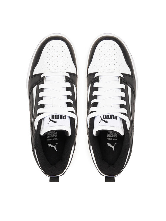 Puma Puma Sneakersy Rebound V6 Lo Jr 393833 01 Biały