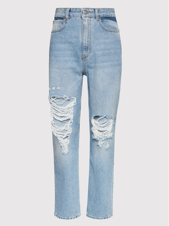PINKO Pinko Farmer Chaplin 1J10TC Y653 Kék Regular Fit