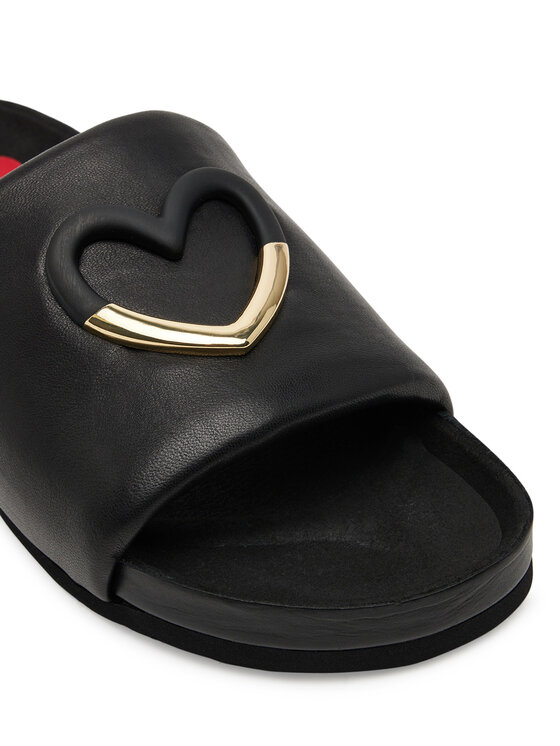 LOVE MOSCHINO LOVE MOSCHINO Şlapi JA28283G1MIE0000 Negru