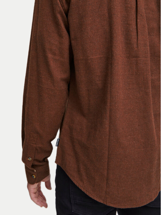 Blend Blend Πουκάμισο 20716243 Καφέ Regular Fit