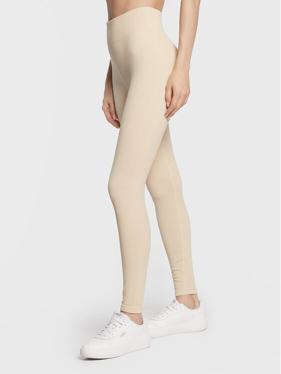 Gina Tricot Gina Tricot Легінси Sky Seamless 16565 Бежевий Slim Fit