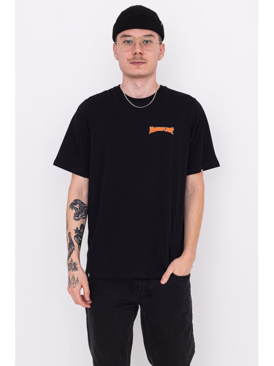 Kamuflage Kamuflage T-Shirt Wet Treasure Czarny Relaxed Fit