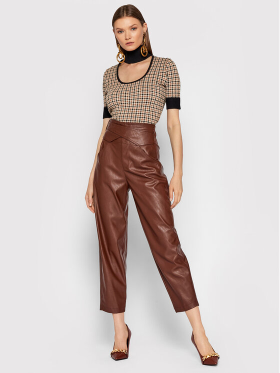 PINKO Pinko Dolčevita Radiante 2 Al21-22 BLK01 1G16S7 Y7HE Bež Regular Fit