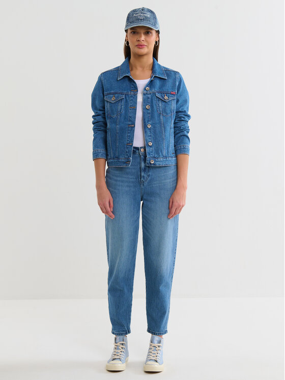 BIG STAR BIG STAR Kurtka jeansowa JANE Niebieski Basic Fit