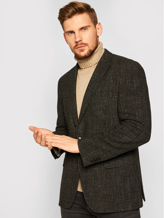 Carl Gross Carl Gross Marynarka Cg Theo Sv 124752 Szary Regular Fit