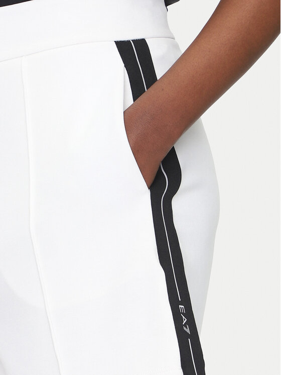 EA7 Emporio Armani EA7 Emporio Armani Pantaloncini di tessuto 7W000176 AF12643 U0002 Bianco Regular Fit