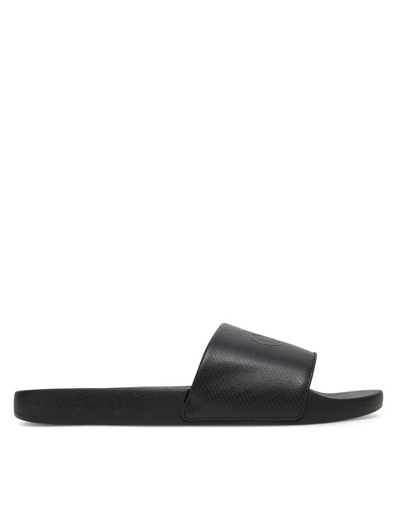Calvin Klein Jeans Šľapky Slide Aop Print YM0YM01269 Čierna