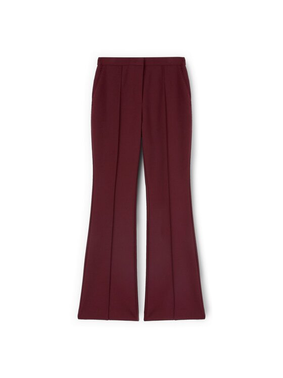 Motivi Motivi Spodnie materiałowe P045Q004385N036 Bordowy Flare Fit
