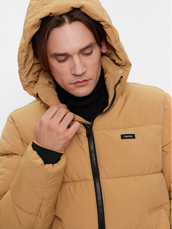 Calvin Klein Calvin Klein Зимова куртка Crinkle K10K110336 Хакі Regular Fit