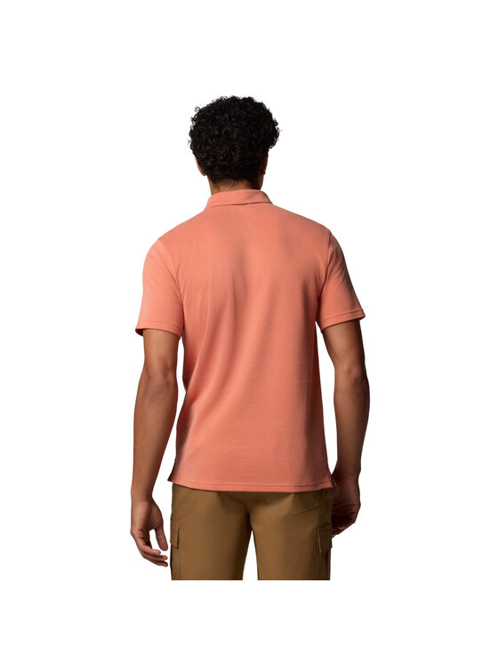 Columbia Columbia Polo Columbia Nelson Point Polo Pomarańczowy Regular Fit