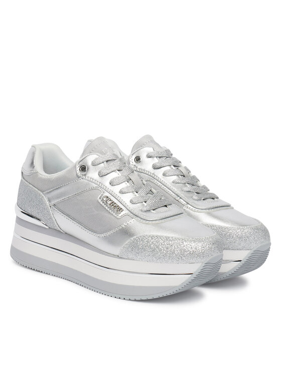 Guess Guess Sportcipők FLJHN3 LEL12 Ezüst