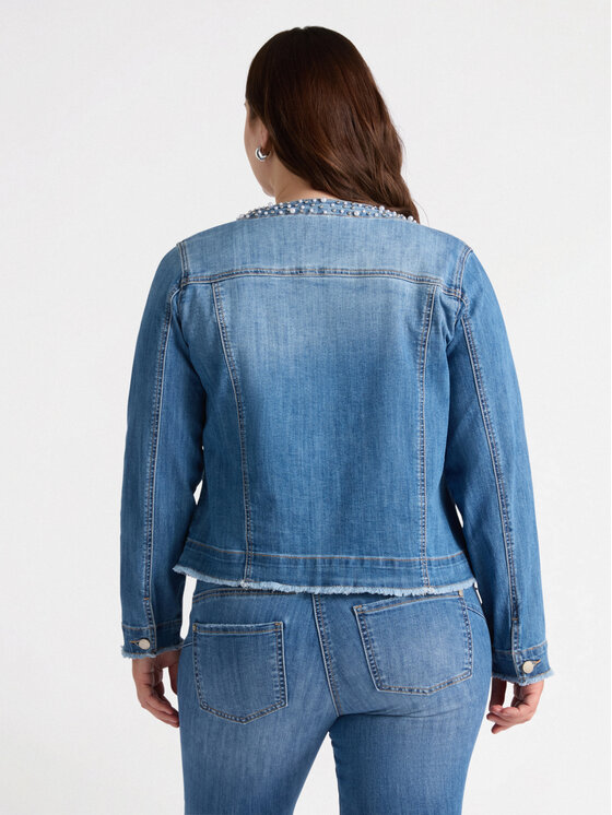 Fiorella Rubino Fiorella Rubino Kurtka przejściowa R492T001169N004 Turkusowy Boxy Fit