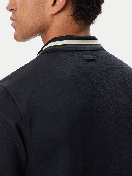 Guess Guess Polo majica Z6BP02 K6539 Mornarsko modra Regular Fit