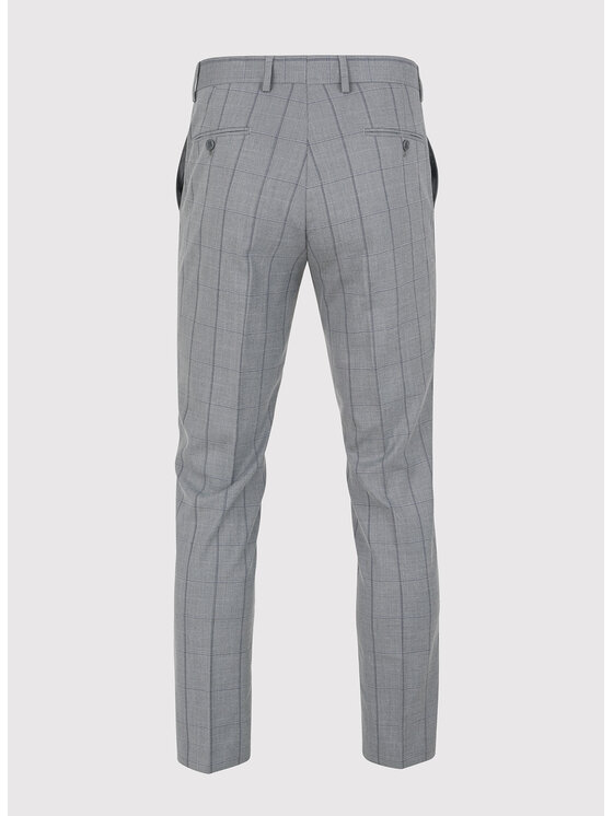 Pako Lorente Pako Lorente Spodnie garniturowe P23SF-6G-018 Szary Slim Fit