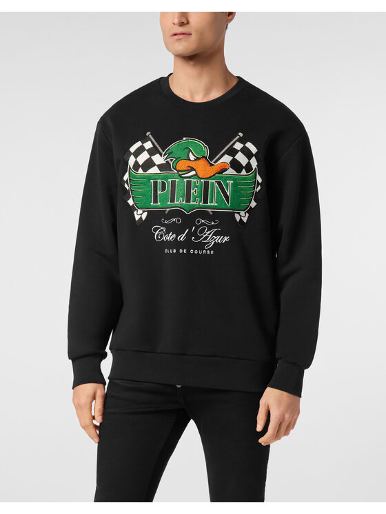 PHILIPP PLEIN PHILIPP PLEIN Bluza 24949 Czarny Regular Fit