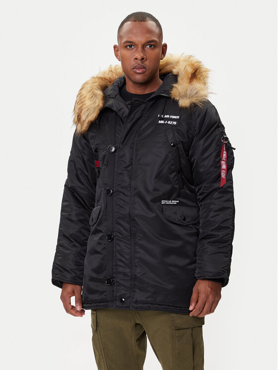 Alpha Industries Alpha Industries Télikabát N3B Airborne 188141 Fekete Regular Fit
