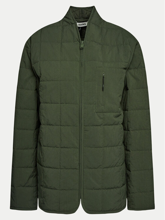 Rains Rains Bunda pro přechodné období Giron Liner Jacket T1 19400 Zelená Regular Fit