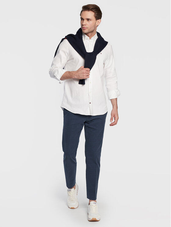 Tommy Hilfiger Tommy Hilfiger Košeľa MW0MW29969 Biela Regular Fit