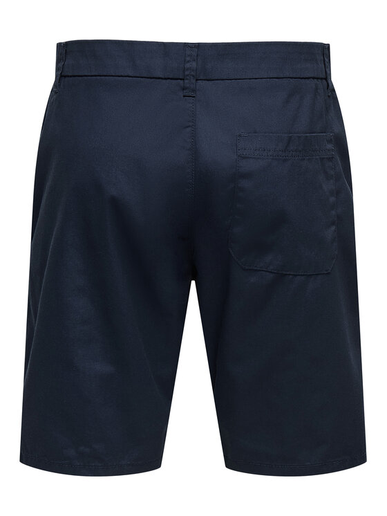 Only & Sons Only & Sons Pantaloncini di tessuto Skal 22034682 Blu scuro Slim Fit