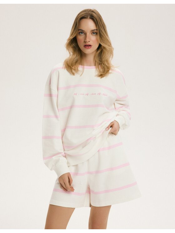 Esotiq Esotiq Bluza 44657 Biały Regular Fit