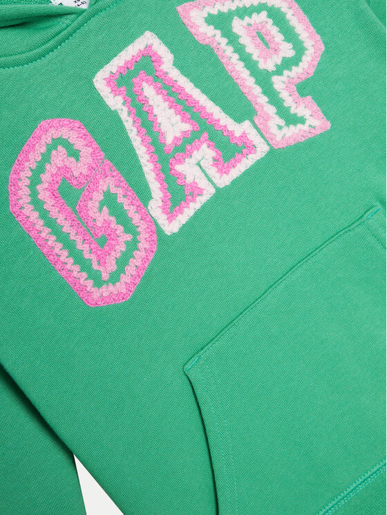 Gap Gap Felpa 889803-03 Verde Regular Fit